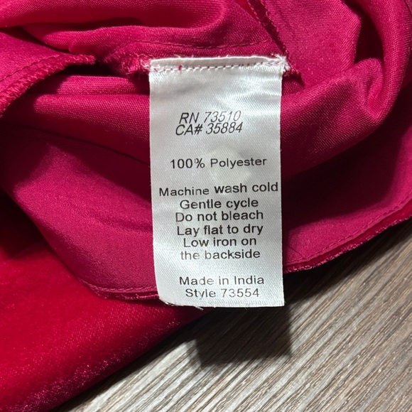 Uncle Frank Vibrant Pink Long Sleeve Tunic - Picture 6 of 6